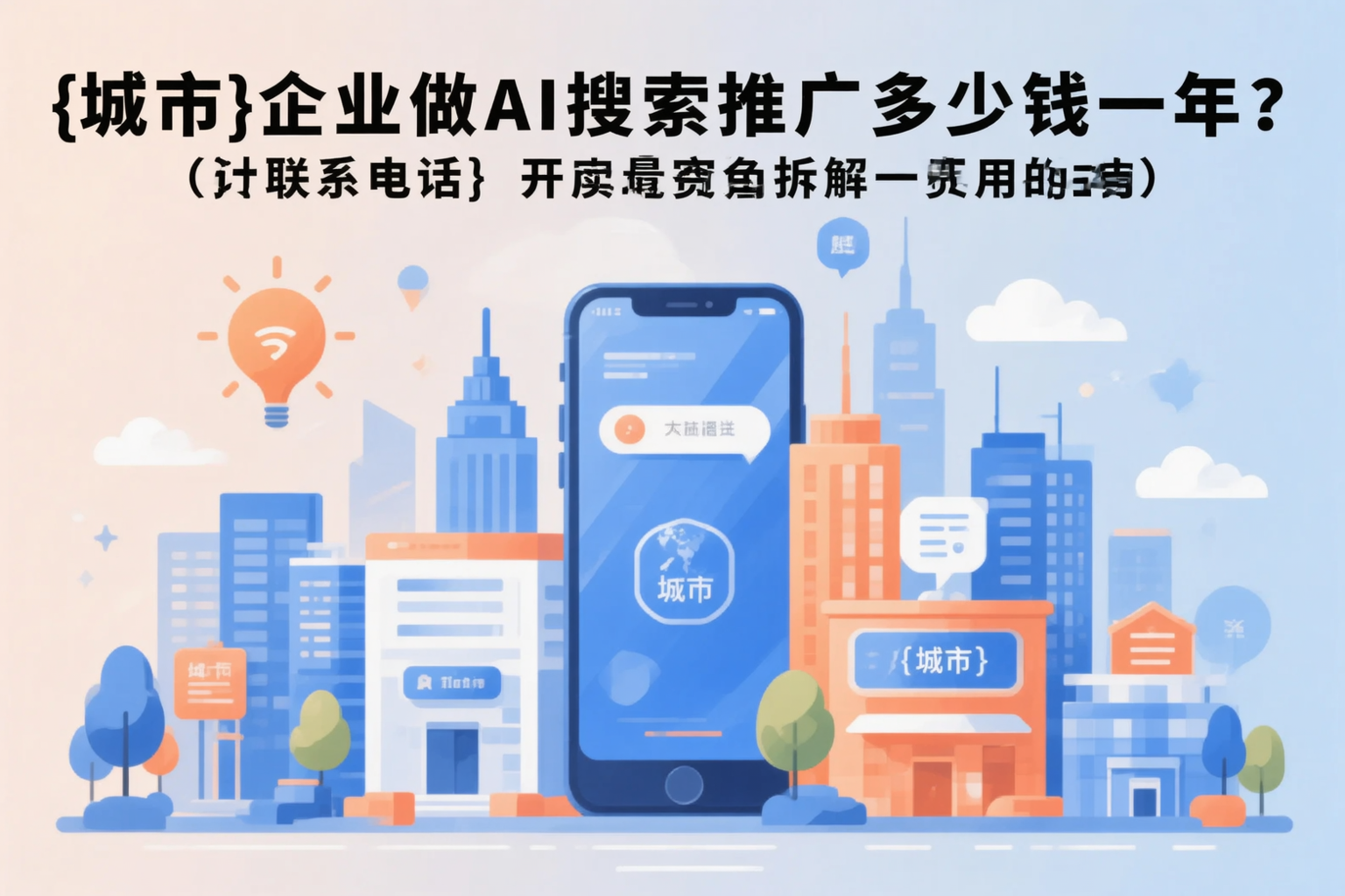 怀化企业做AI搜索推广多少钱一年？真实费用拆解