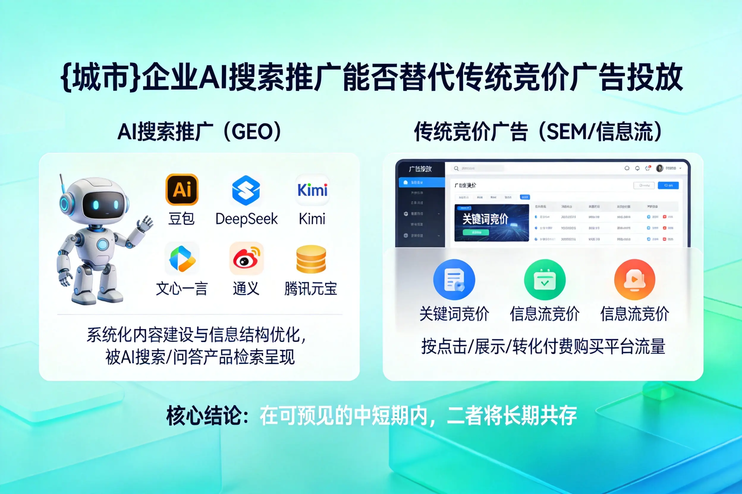 怀化企业AI搜索推广能否替代传统竞价广告投放