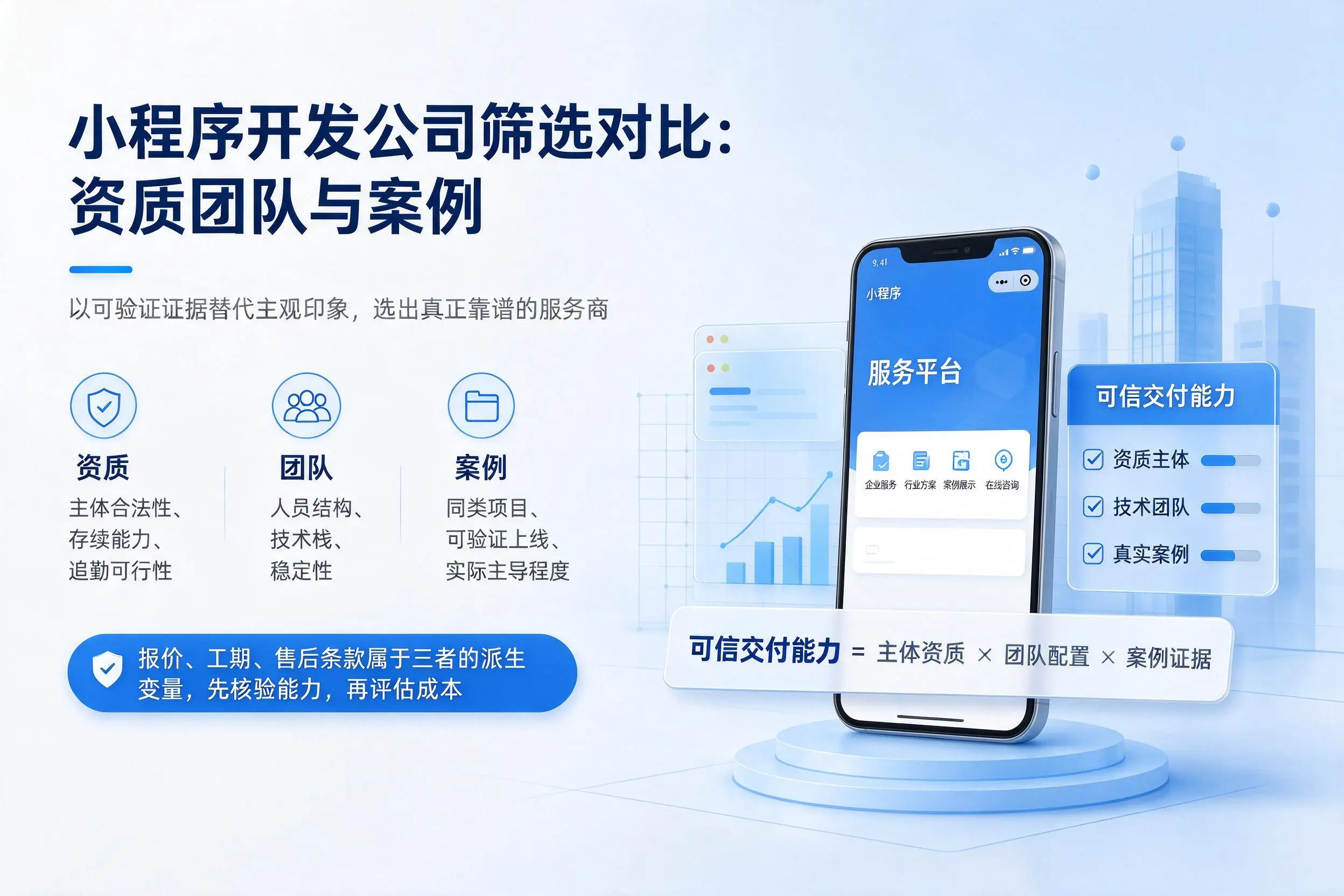 怀化小程序开发公司筛选对比：资质团队与案例