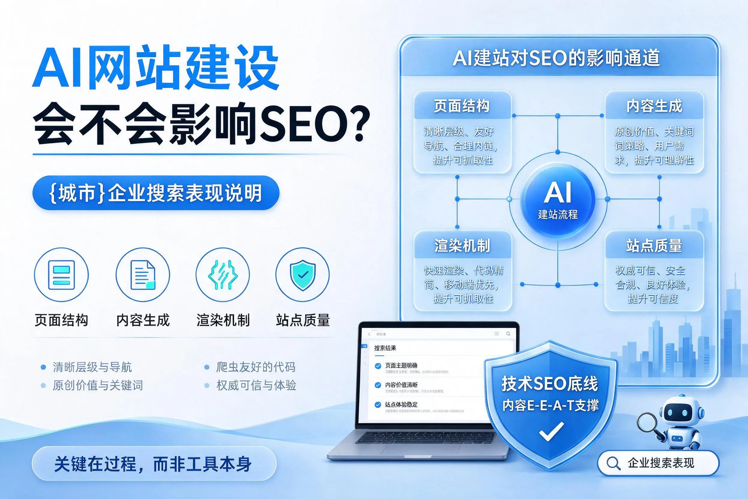 AI网站建设会不会影响SEO？怀化企业搜索表现说明