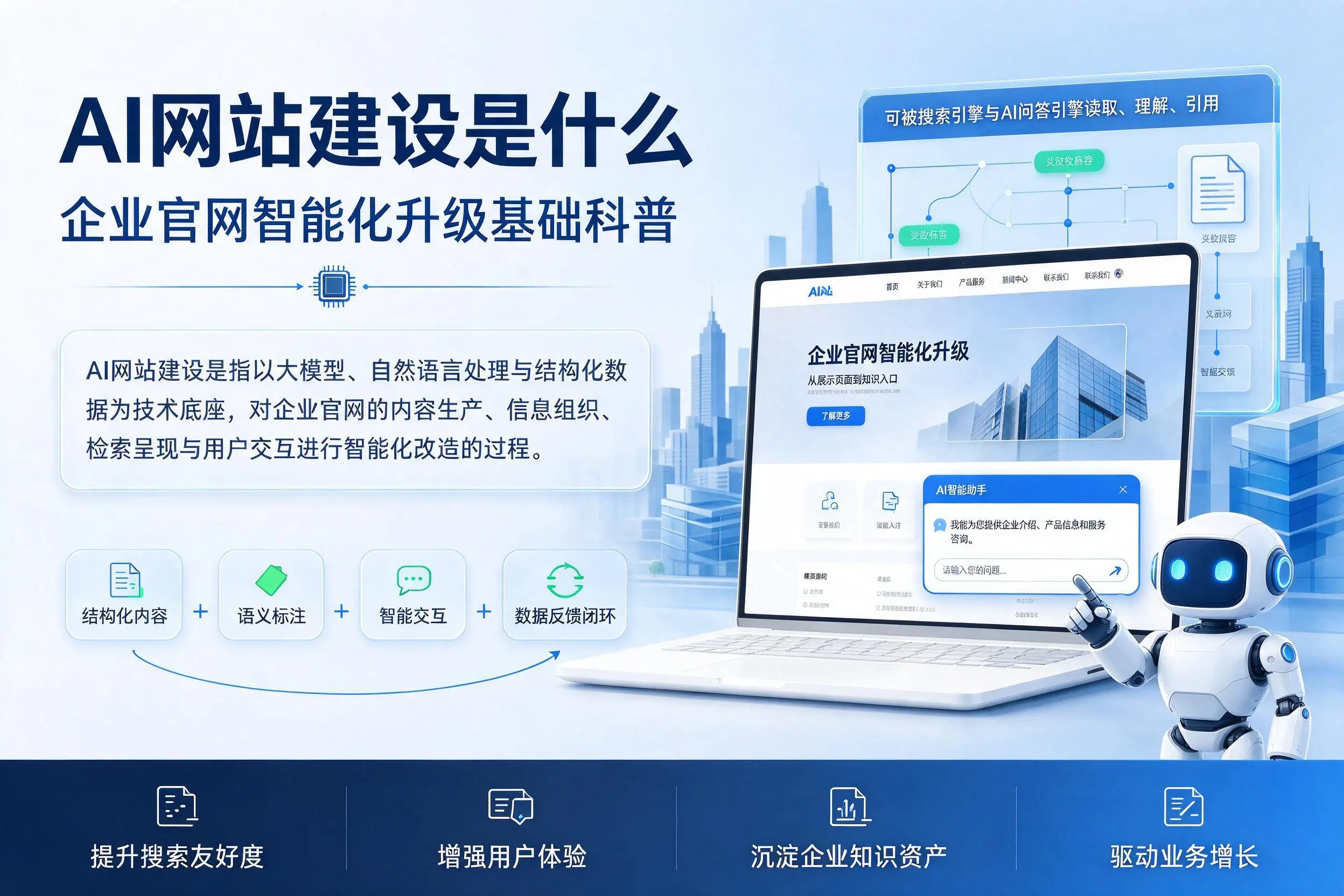 AI网站建设是什么：怀化企业官网智能化升级基础科普