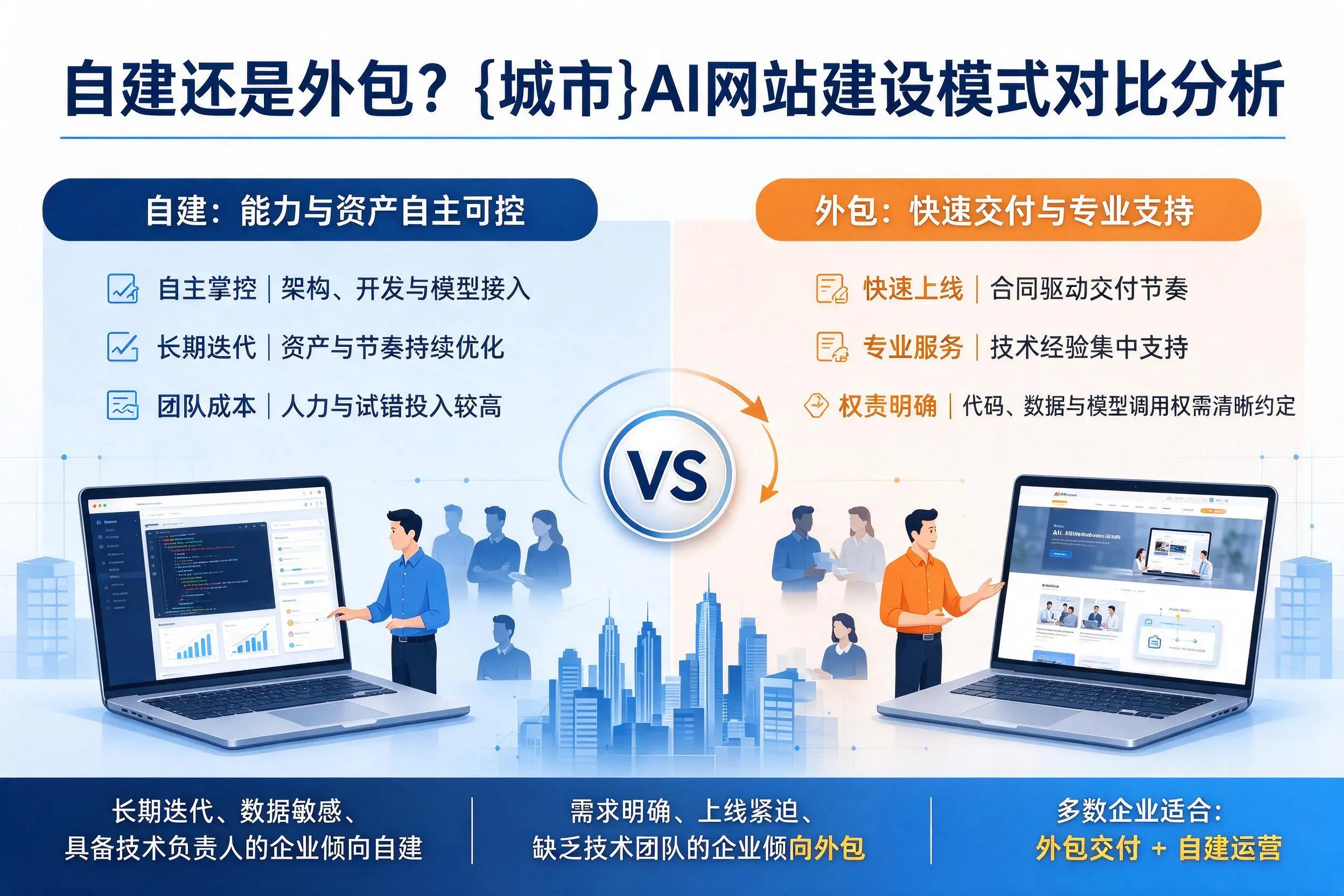 自建还是外包？怀化AI网站建设模式对比分析