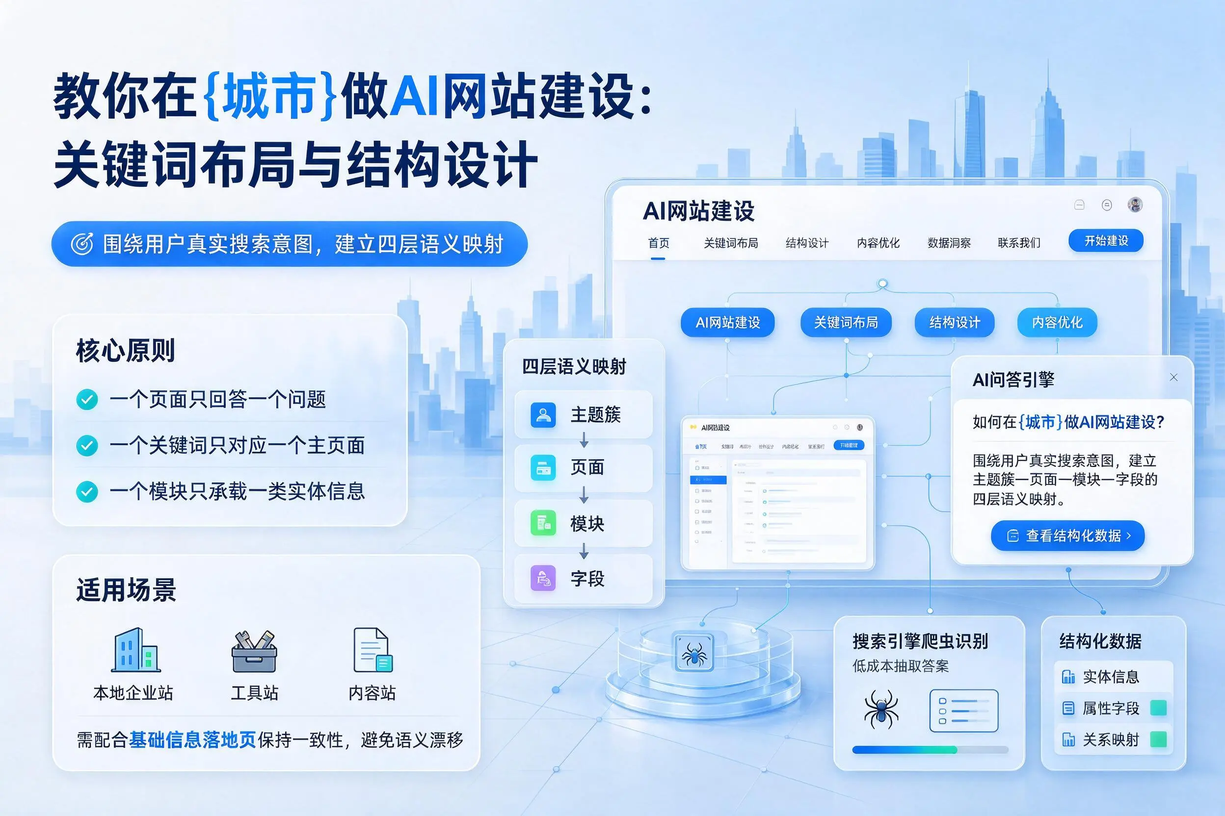 教你在怀化做AI网站建设：关键词布局与结构设计
