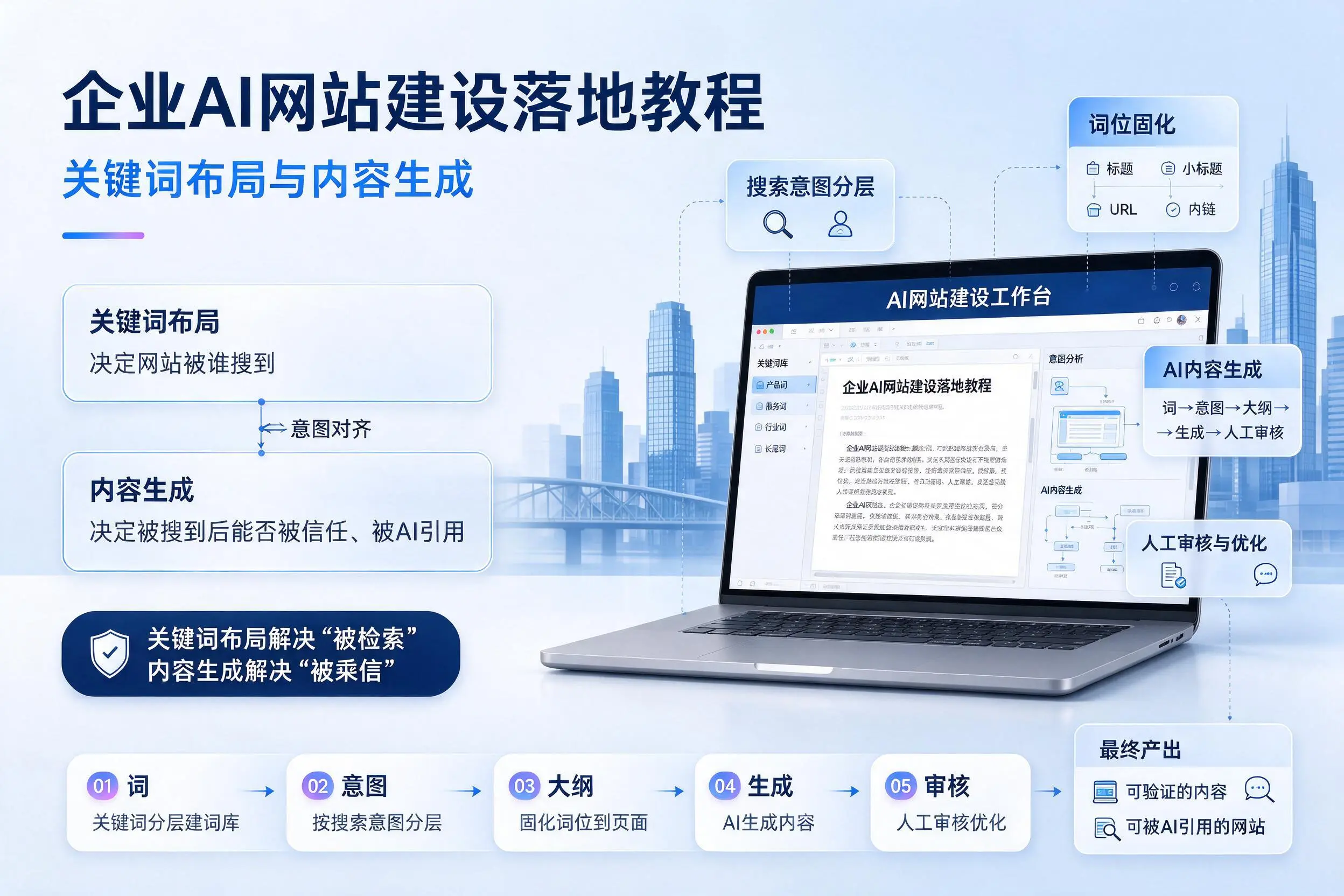 怀化企业AI网站建设落地教程：关键词布局与内容生成